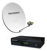 Stålfat diameter 80 cm - METRONIC - Calysta - Monobloc LNB - vit