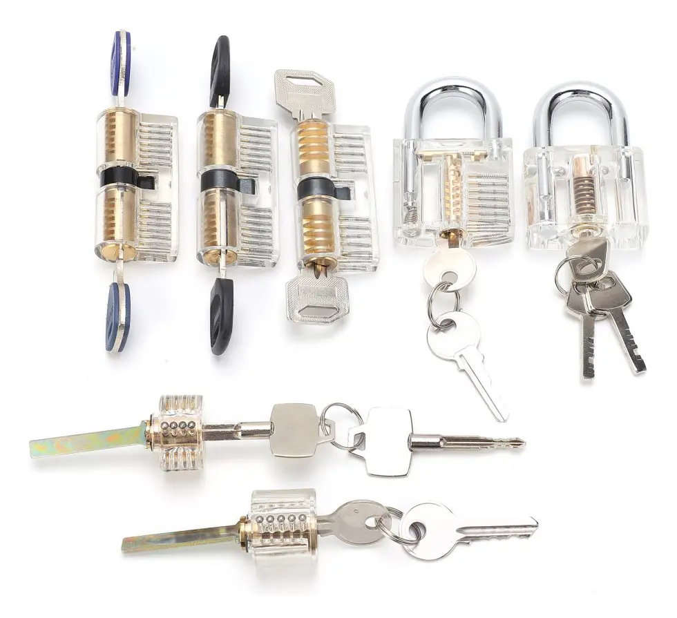 Akryl Multi Type Lock Training Set - 7st