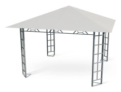 Beige trädgårdspaviljong, tält 3x3m Plonos 4932