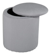Venture Home Sittpuff Limpen 32x32x40 cm manchester grå