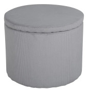 Venture Home Sittpuff Dunken 51x51x43 cm manchester grå