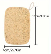 5 st loofah exfolierande kroppstvätt bad loofah naturlig exfolierande tvätt män kvinnor duschbad