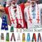 2022 Landslaget Fotbollsfans Halsduk Brasilien Spanien Argentina Portugal Tofs Flaggor Halsduk Party Comm