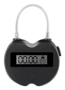 Smart Time Lock LCD-display Tidslås Multifunktionell Reselås Elektronisk Timer, Vattentät USB Uppladdningsbar
