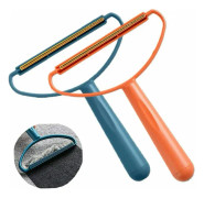 Luddremover - Luddremover - Set med 2 - Rostfritt stål - Bärbar luddremover - Tar bort ludd - För matta - Yllekläder - Eas