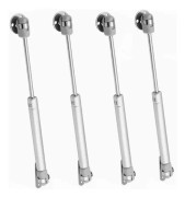 Hydraulisk dämpare 100n dörrskåp kök möbler fällbart fjädergasfjäderstöd för möbellyftstöd gångjärn mjukstängning 4 st Qyroadwol