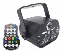 NY 240 mönster laserprojektor RGB LED USB fest DJ disco scenbelysning fjärrkontroll