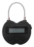 Smart Time Lock LCD-display Tidlås USB Uppladdningsbar Temporär Timer Hänglås Rese Elektronisk Ti