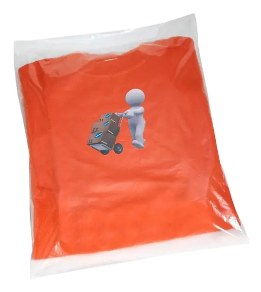 Essentials Genomskinliga Polyetenklädpåsar 300 x 375 mm Genomskinliga