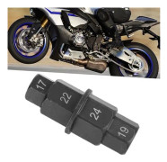 NAK Motorcykel Hjul Spindel Demontering Skiftnyckel Verktyg Insexnyckel Svart