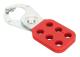 Låsning Hasp 6 Hål Isolerad Säkerhet Lockout Tagout Hasp för Industriell Låsning Underhåll