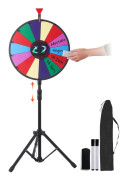18” Prishjul Stativ Golvstativ Färg Prishjul Fortune Spinner 14 platser Dry Ease Mässa Spel (18 tum)