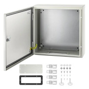 NEMA stålkapsling 20x20x6'' NEMA 4X IP66 vattentät och dammtät elektrisk kopplingsdosa för utomhus/inomhus.