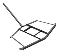 Driveway Drag, 76,57" bredd, bogsering bakom Drag Harrow, Q235 stål, justerbara stänger, stöd upp till 50 lbs, ATV/UTV.
