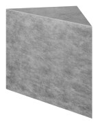 Duschsits med kakel, 22,4"x16"x20", fabriksvattentät, 100% läckagesäker, triangulär duschbänk för 440 lbs.