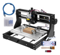 CNC 3018 Pro 300×180×45 mm CNC-maskin GRBL-kontroll, minigravör, offline-kontroller, 3-axlig för snidning och fräsning av plast, akryl, PVC och trä.