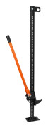 Höglyftande gårdsdomkraft, 60" nyttodomkraft, 7000 lbs kapacitet, kraftig för traktor, lastbil, SUV, orange.