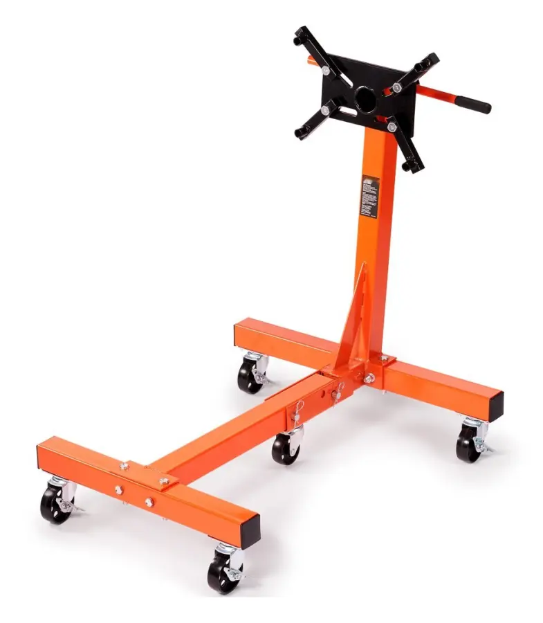 Motorstativ 1500LBS Fällbart Motorlyft Dolly med justerbart monteringshuvud