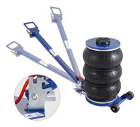 Air Jack, 5 Ton/11000 lbs Triple Bag, lyfter upp till 18,5 tum/470 mm, snabb pneumatisk domkraft för bil och garage.