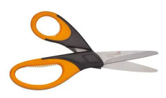 örtsax 20 cm rostfritt stål/gummi svart/orange
