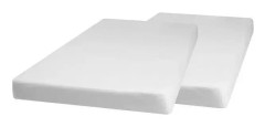 monteringsark molton 40 x 70 cm bomullsvit 2 st