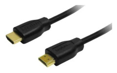 LogiLink HDMI Anslutningskabel 20.00 cm CH0076 Svart [1x HDMI hane - 1x HDMI h