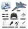 Fjärrkontroll FlygplanCamouflage Grey Glider 2.4G Fjärrkontroll Radiokontroll Fjärrkontroll Flygplan SU-35 EPP Foam Aircraft SU-57 Leksaker för b