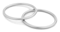 Aluminiumringar för babybärsele Sjal Spädbarnssling Justeringsringar för Spädbarnsbärsele