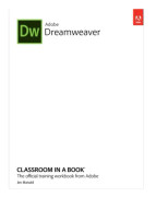 Adobe Dreamweaver Classroom in a Book (2022 release)