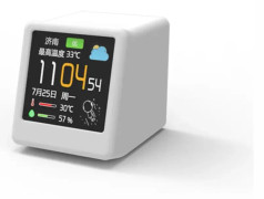 Väder station 1,54 tum LCD Digital Display Elektronisk Temperatur Fuktighet Monitor
