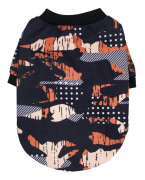 Dog Clothes Camouflage Series Fleece Sweater Small Pet Clothing, Size: L(Camouflage Black)