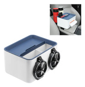 Car Multifunctional Storage Box Water Cup Holder (Blue)