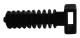 Dowel baser - ZENITECH - Svart - Paket med 100 st