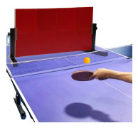 Bordtennis Rebound Board, 360° Justerbar, Stabil Konstruktion i Massivt Trä