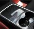 bilinredning För Tesla Model 3 Model Y Center Console Kåpa Central Kontrollpanel ABS Inredning Biltillbehör Matt Vit 2021-2023