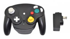 Trådlös spelkontroll av hög kvalitet för NGC-spelkonsol 2.4G-adapter Trådlösa spelkontroller joystick för GameCube