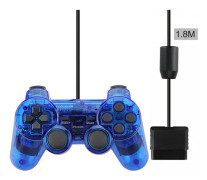 Trådbunden anslutning Gamepad Dubbel Vibration Game Controller Kompatibel för Ps2 för bärbar joystick kontrollkonsol