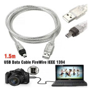 För Mini DV MiniDV USB-datakabel FireWire IEEE 1394 HDV-videokamera för PC-redigering