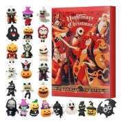 2024 Halloween Jul Läskig Dockadventkalender Barn - 24 st Halloween Nedräkningskalender