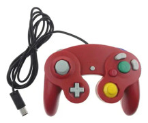 Trådbunden spelkontroll Gamepad för Joystick med en knapp för Game-Cube för W-i-i