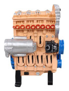 (Beige) Simulerad L4 Motor Harts Motor Heminredning