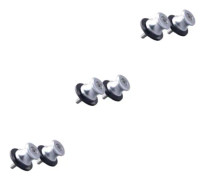 Universal ramstöd skruv svingarm spolar slider M6 silver 6MM 3Set