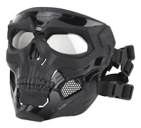 Ansiktsmask Skelett Airsoft Full Face Hjälm Mask CS Halloween Fest Cosplay Rekvisita