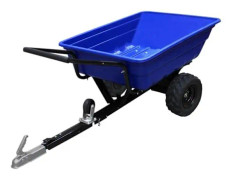 Trailer ATV Trädgårdsvagn Lastning Fast Kraftfull traktor terränghjul 295kg