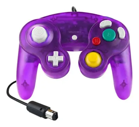 Kontroll Gamepads Joystick för Nintendo Gamecube Transparent Shell