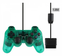 Trådbunden anslutning Gamepad Dubbel Vibration Game Controller Kompatibel för Ps2 för bärbar joystick kontrollkonsol