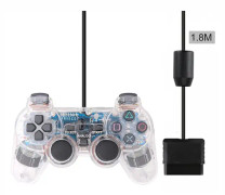 Trådbunden anslutning Gamepad Dubbel Vibration Game Controller Kompatibel för Ps2 för bärbar joystick kontrollkonsol