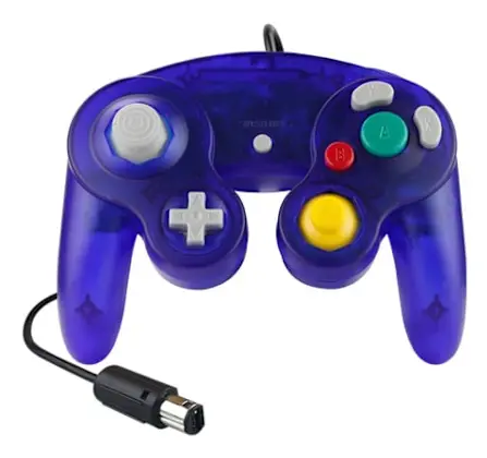 Kontroll Gamepads Joystick för Nintendo Gamecube Transparent Shell