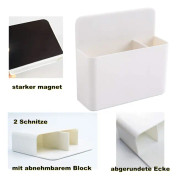 Magnetisk whiteboard-pennhållare, pennhållare, 1 whiteboard-suddgummi