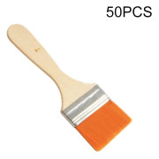 50 PCS Nylon Hair Painting Brush Oil Watercolor Water Powder Paint Brushe(7)